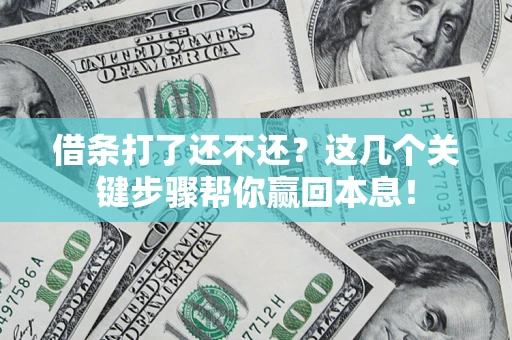 北京借条打了还不还？这几个关键步骤帮你赢回本息！