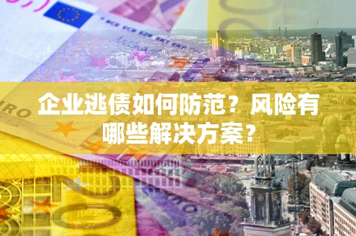 北京企业逃债如何防范？风险有哪些解决方案？