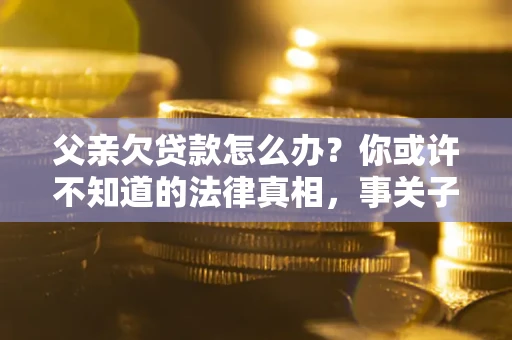 北京父亲欠贷款怎么办？你或许不知道的法律真相，事关子女未来