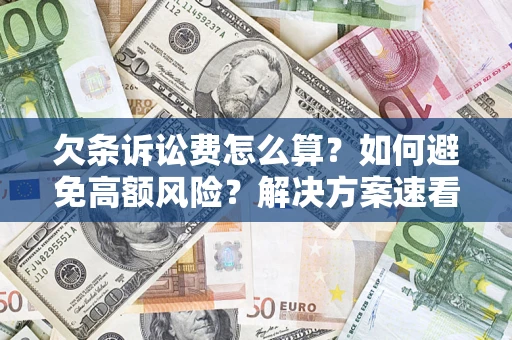 北京欠条诉讼费怎么算？如何避免高额风险？解决方案速看！