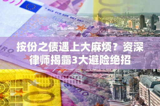 北京按份之债遇上大麻烦？资深律师揭露3大避险绝招
