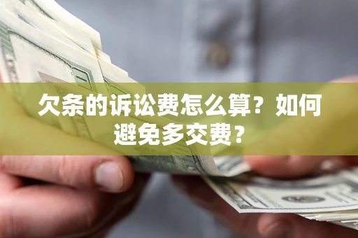 北京欠条的诉讼费怎么算？如何避免多交费？